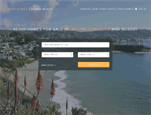 Tablet Screenshot of luxuryhomeslagunabeach.com